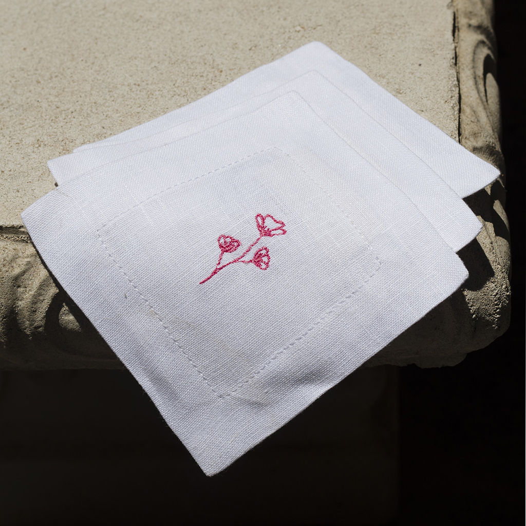 Kit Mantel + Servilleta + Coctelera Flowers for Mom