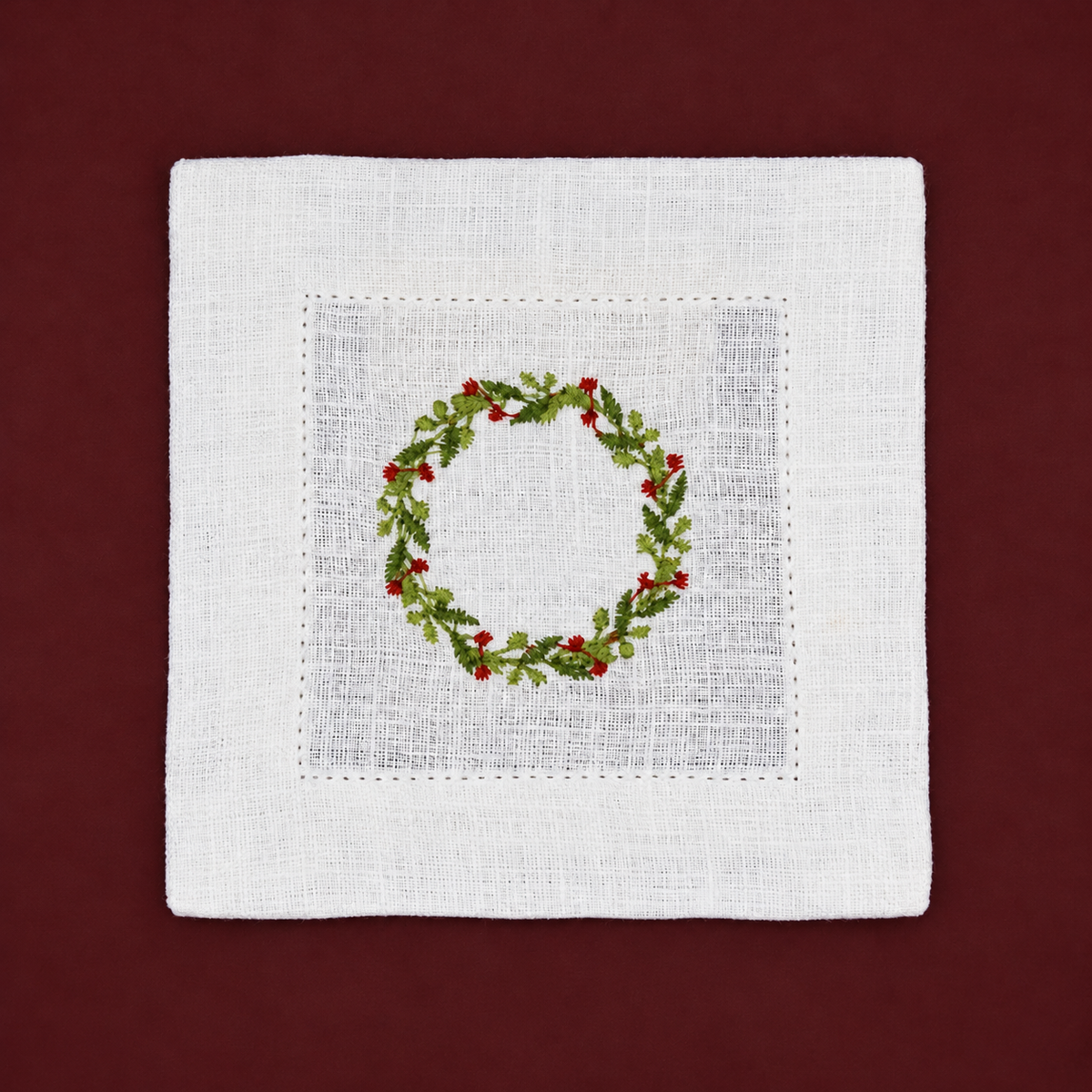 Kit Mantel individual + Servilleta + coctelera The Holly days