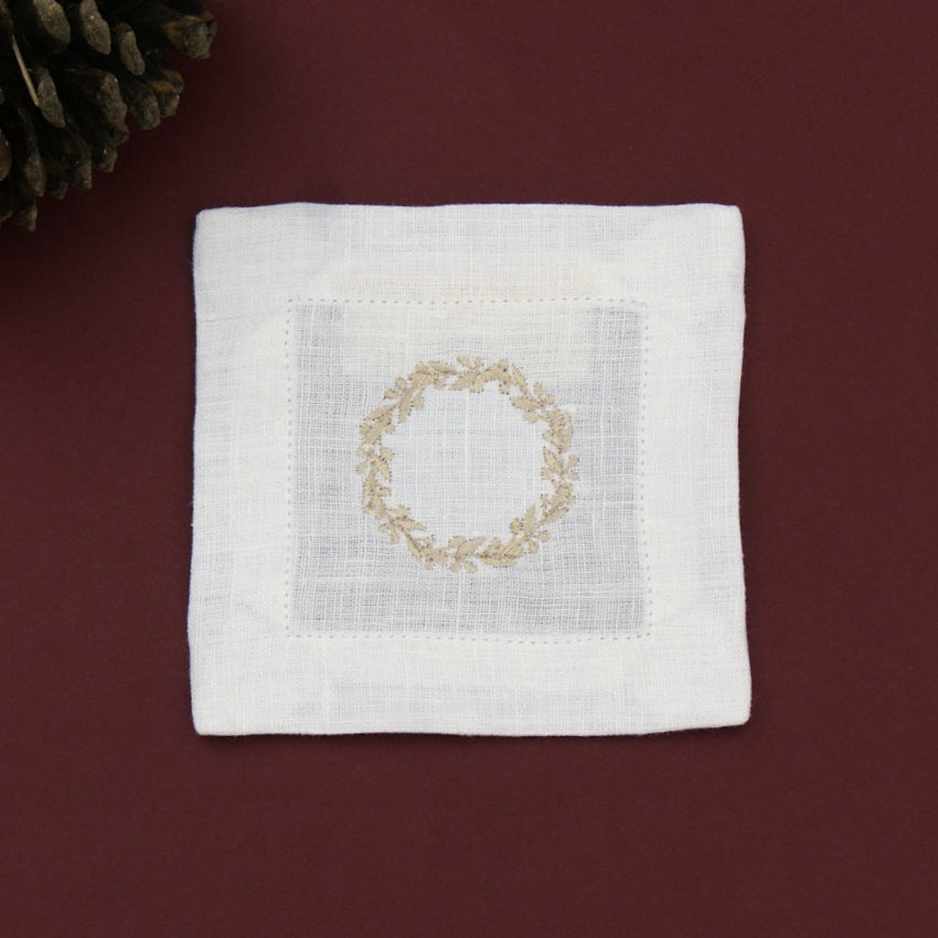 Kit Mantel individual + Servilleta + coctelera Champagne
